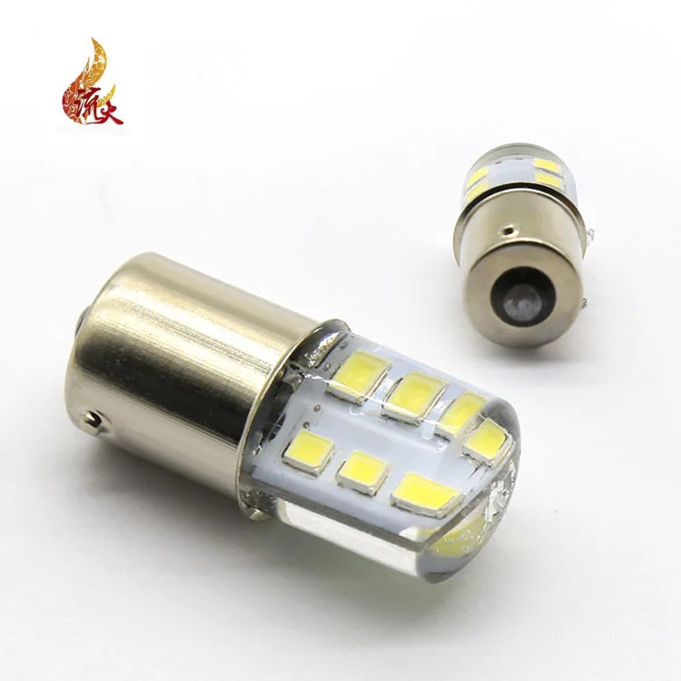 NEW 2x T20 7443 Strobe Flash Blink 12 SMD 2835 LED Silicone Reverse light Brake Bulb.white.red.3157.1157