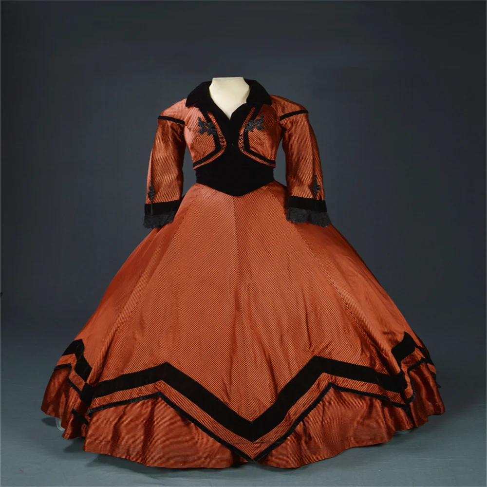 فيلم ثلاثة أشخاص عنيفين لورنا أزياء تنكرية للمحكمة الملكية الفيكتورية فستان حفلة الهالوين