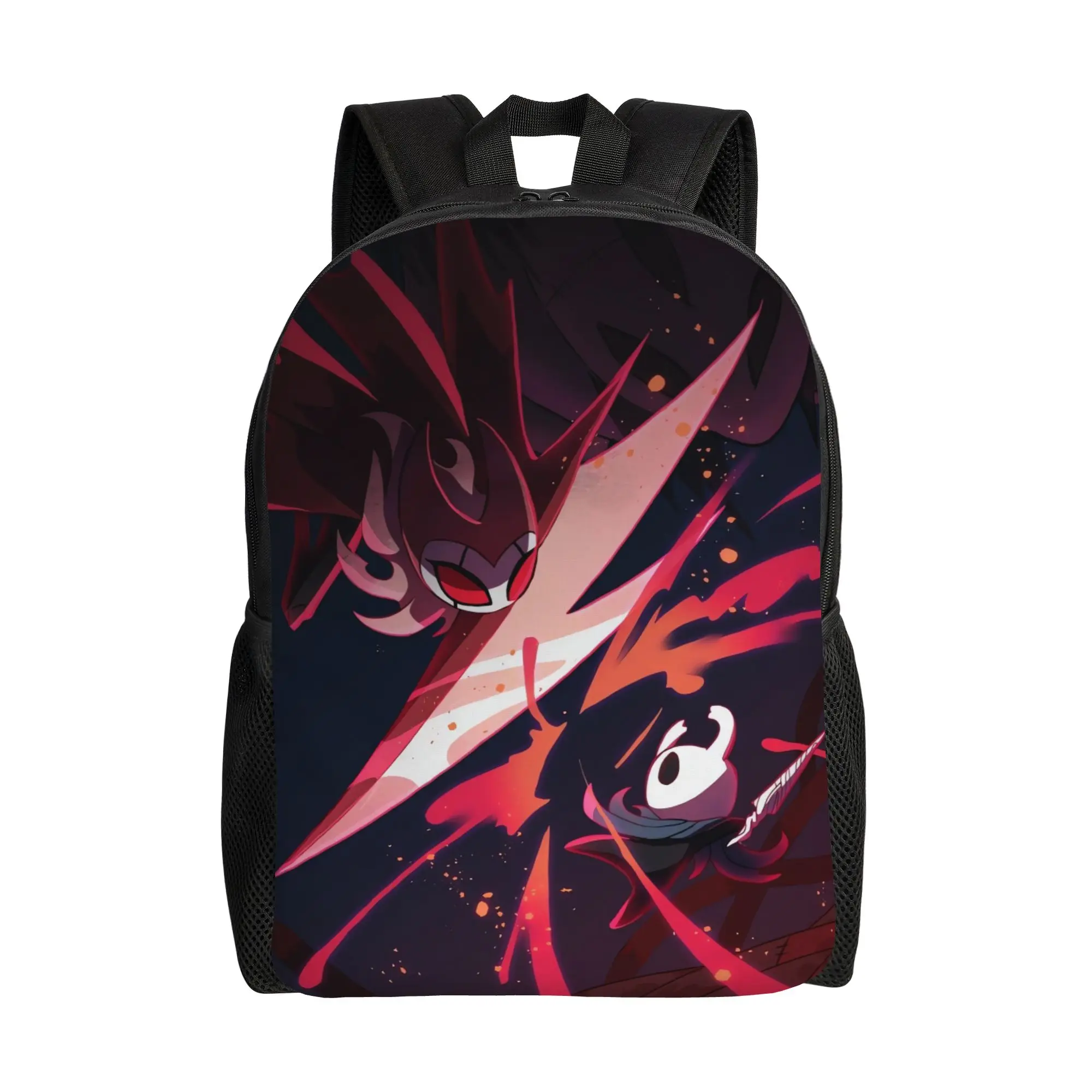 Hollow Knight Video Game Backpack  Boy Girl Polyester Sport Backpacks Pattern Fun High School Bags Rucksack