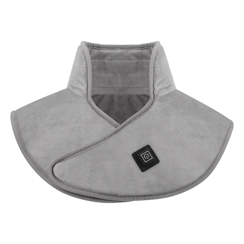 Heating Electric Shoulder Neck Pad Massager Three Gear Hot Compress Cervical Shawl Warmer USB Relax Brace for Shoulder Neck Back