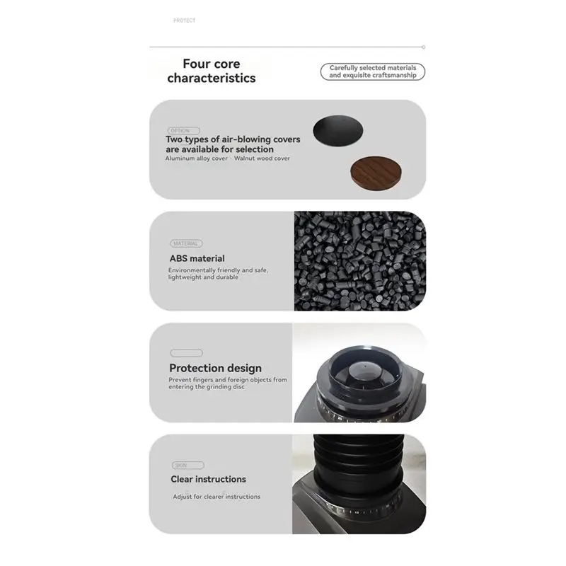A83X-Bean Hopper Air Blower For Baratza Coffee Grinders-Fits Encore/Encore ESP/Forte BG/Forte AP/Virtuoso+ /Vario+ /Vario W B