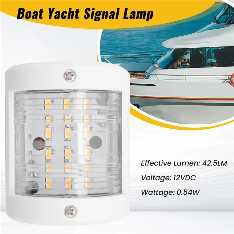 

Лодка 12 В Кормовой свет Навигационные фонари Морской светодиодный фонарь для лодки Парусный фонарь Водонепроницаемый навигационный фонарь Яхта Лодка-A99D