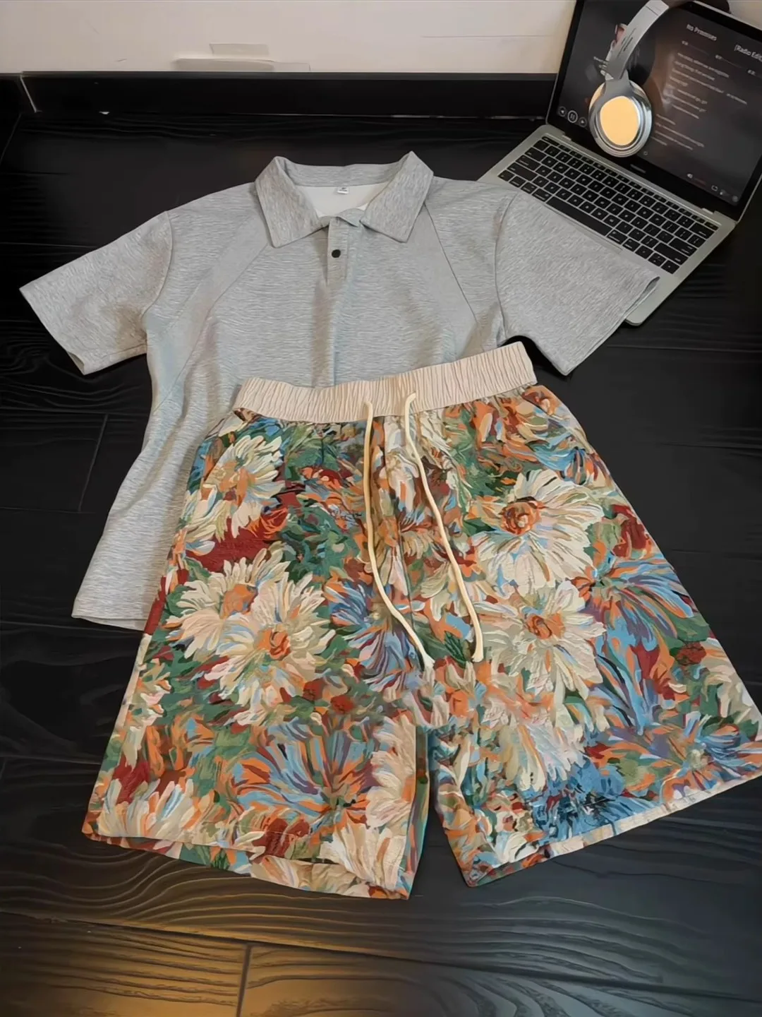 

Cleanfit American Sle Casual orts Men's Summer Hawaii Beach Five-Quarter Length Vaion Leisure Pants Fitn Running Home