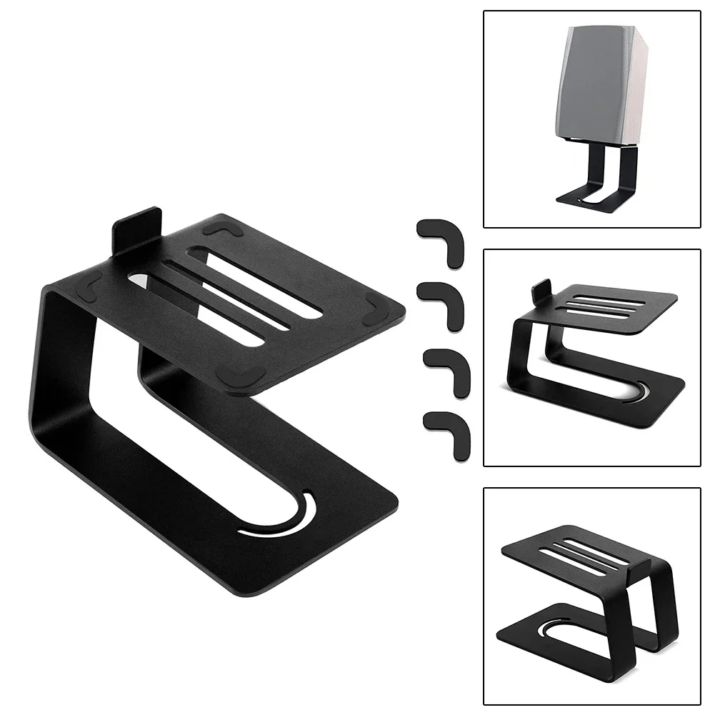 

Компактная подставка для динамика, профессиональный настольный звуковой динамик, подставка для динамика, монитор, подставка для колонок с книжной полкой, антивибрация