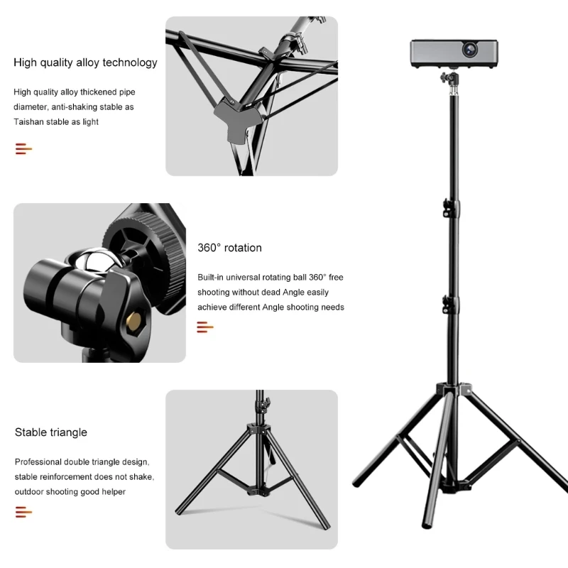 Усиленный алюминиевый штатив подставка для простых монтаж