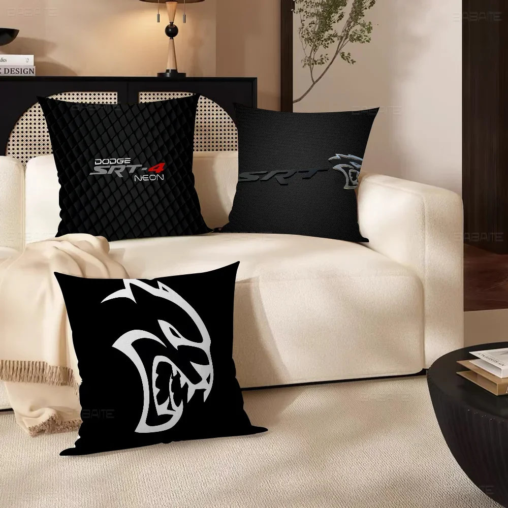 SRT Hellcat Demon Dodge Maple Design Cushion Cover Happy Autumn Harvest Decor Holiday Decorati Pillow Cover