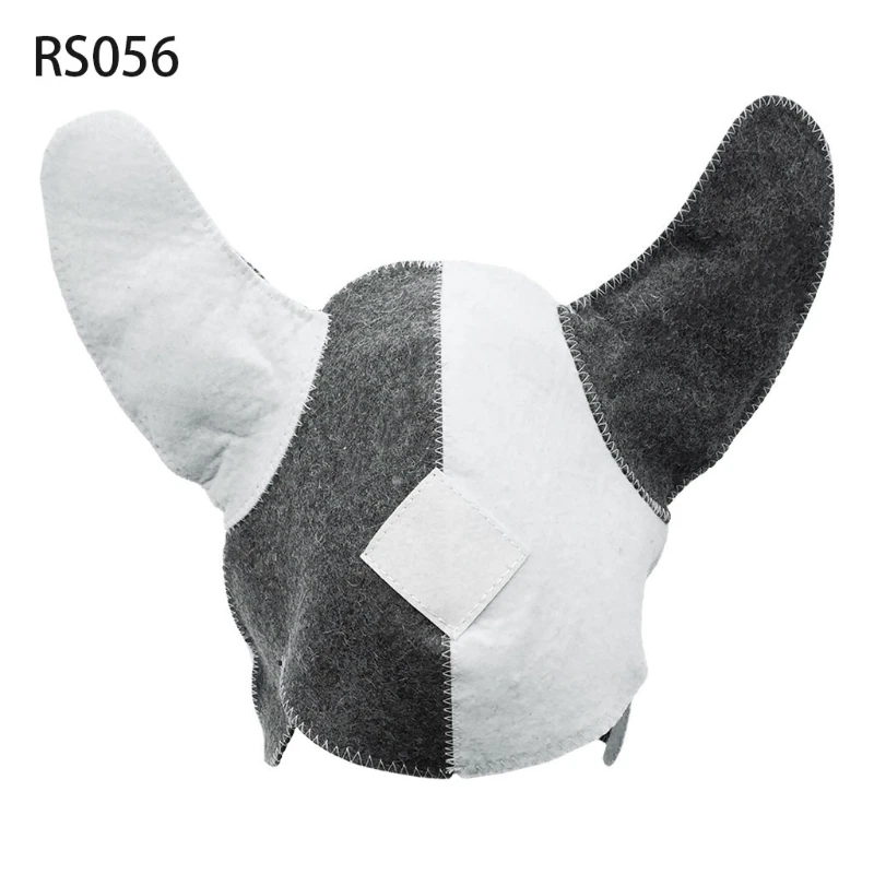 Wool Felt Sauna Hat Anti Heat Russian Banya For Bath House for Head for Prot