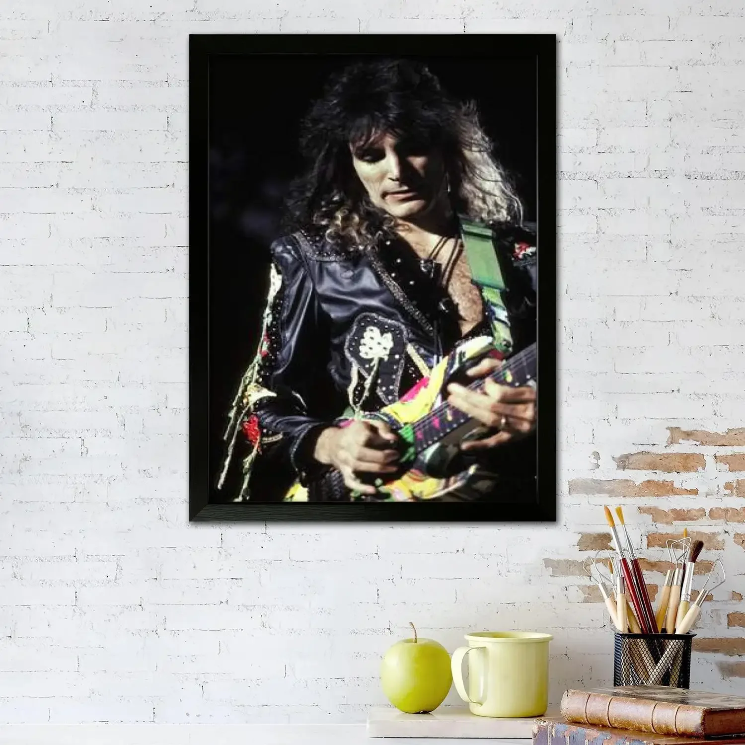 Steve Vai Canvas Art Poster and Wall Art, Picture Print, Modern Family Bedroom Decor, Posters,Decorative painting