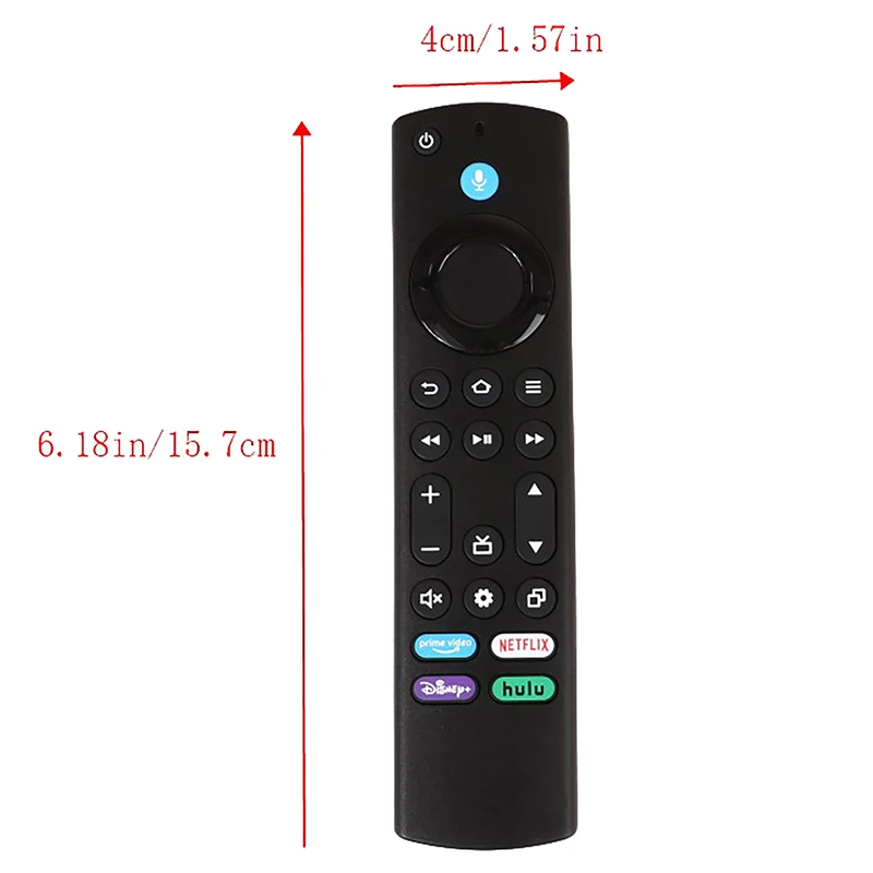 L5B83G Voice Fire Remote Compatible Insignia Toshiba And Pioneer Smart TV With 4 Shortcuts Prime Video Netflix Hulu