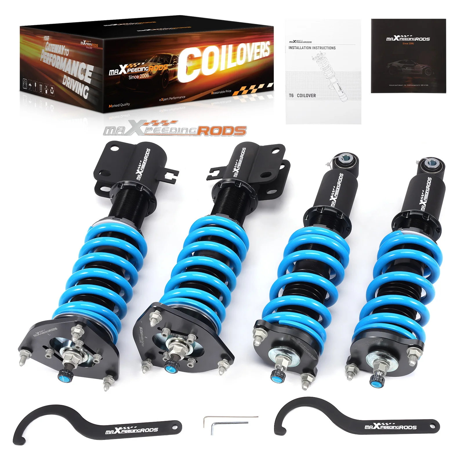 

MaXpeedingrods T6 Coilovers Suspension Struts Kit for Subaru Legacy 2000-2004