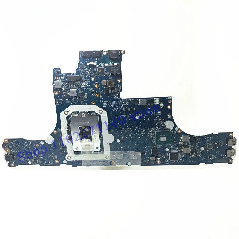 CN-0F1CCX 0F1CCX F1CCX For DELL Alienware Area-51M Mainboard DDQ70 LA-G881P Laptop Motherboard 100% Fully Tested Working Well