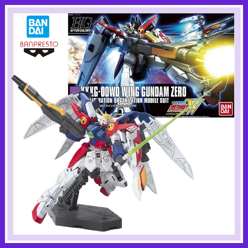 العلامة التجارية الجديدة أصيلة وغير مختومة بانداي بانبريستو جاندام أطقم منمذجة Hguc 1/144 Xxxg 00W0 الجناح جاندام صفر جمع لعبة الديكور #1