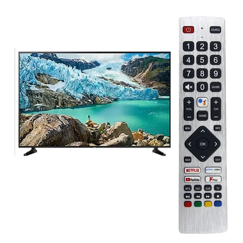 【PERALATAN RUMAH】1 Buah Suku Cadang Pengganti Remote Control RMC0134 untuk Remote Control TV Sharp, Pengaturan Gratis