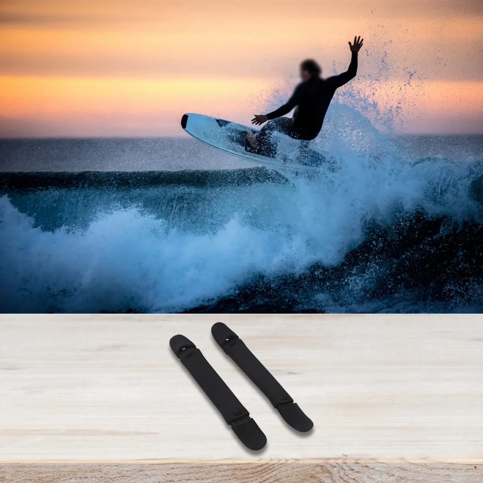 

2pcs Surfboard Handle Neoprene Rescue Board Handle Surfboard Soft Handrails Comfortable And Ergonomic Design Boat Accessories