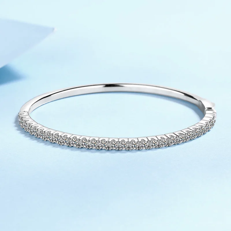 Niche Light Luxury Bracelet 1.68ct Women Moissanite PT950 Platinum - Niche Exquisite Design, Luxury Premium Charm
