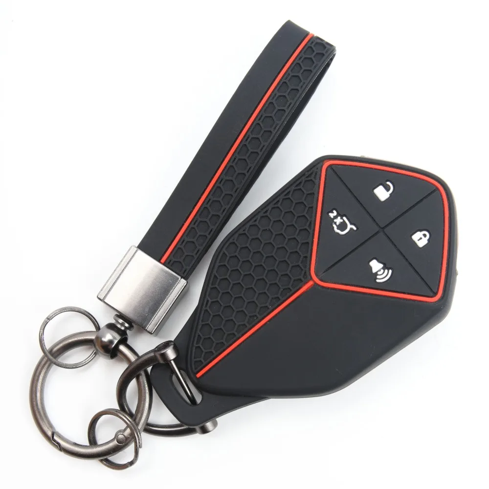 Silicone Car Key Fob Cover For Changan Deepal S7 S07 SL03 S05 G318 with buckle strap Easy Install Shock Absorbing