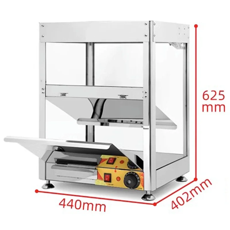 NP-640 Commercial Potato Chips Popcorn Insulation Display Cabinet Large-capacity Cinema Milk Tea Shop Auxiliary Equipment