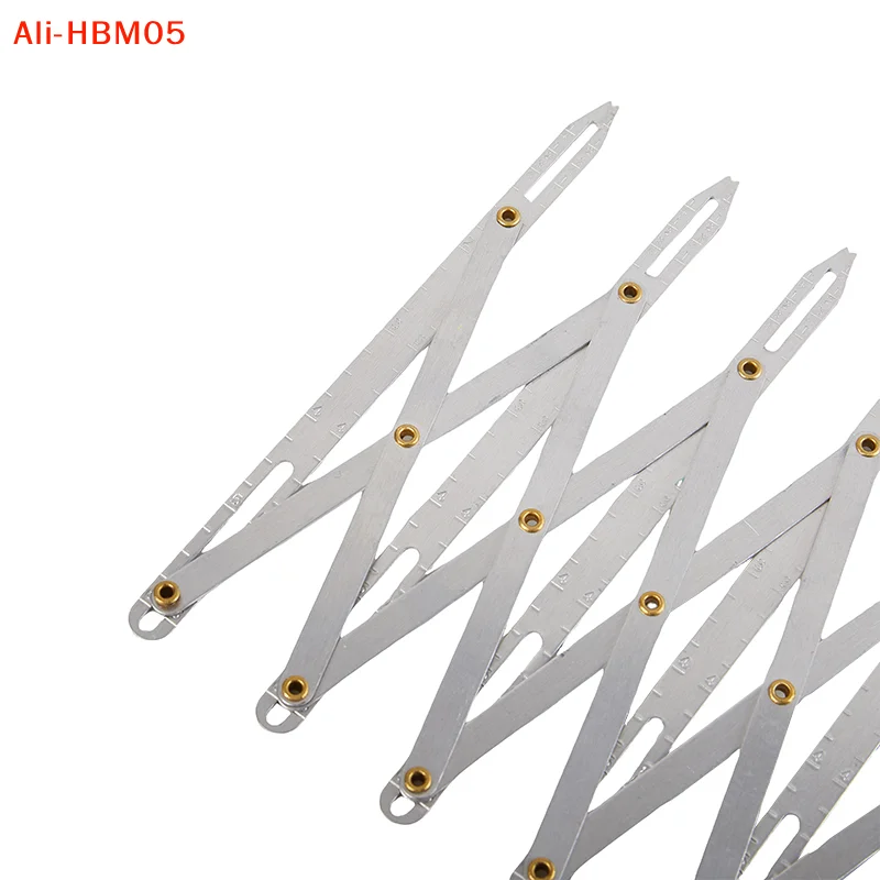 (HB05)Buttonhole Spacer Expanding Crafting Guide Rule Sewing Gauge Equidistant Measuring Marking Tool For Grommet Button Holes