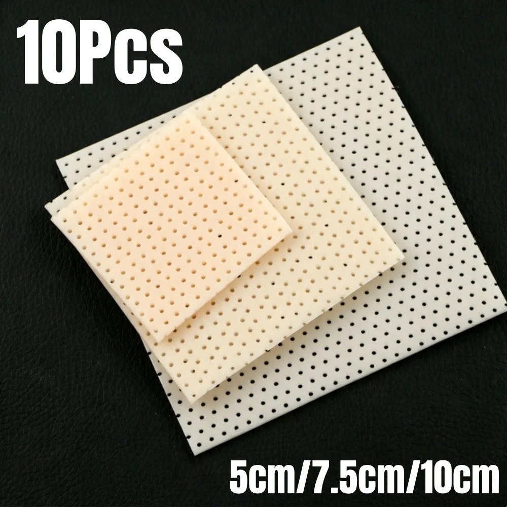 10pcs 5/7.5/10cm Square Thermoplastic Nasal Splint Rhinoplasty Immobilized Nose Nasal Splint Low Temperature Nose Splint Ortho