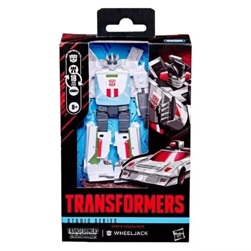 Op voorraad Hasbro Transformers Klassiek speelgoed Age Of The Primes Deluxe Wheeljack-actiefiguur Robotspeelgoed Verzamelobjecten Geschenken Hobby's
