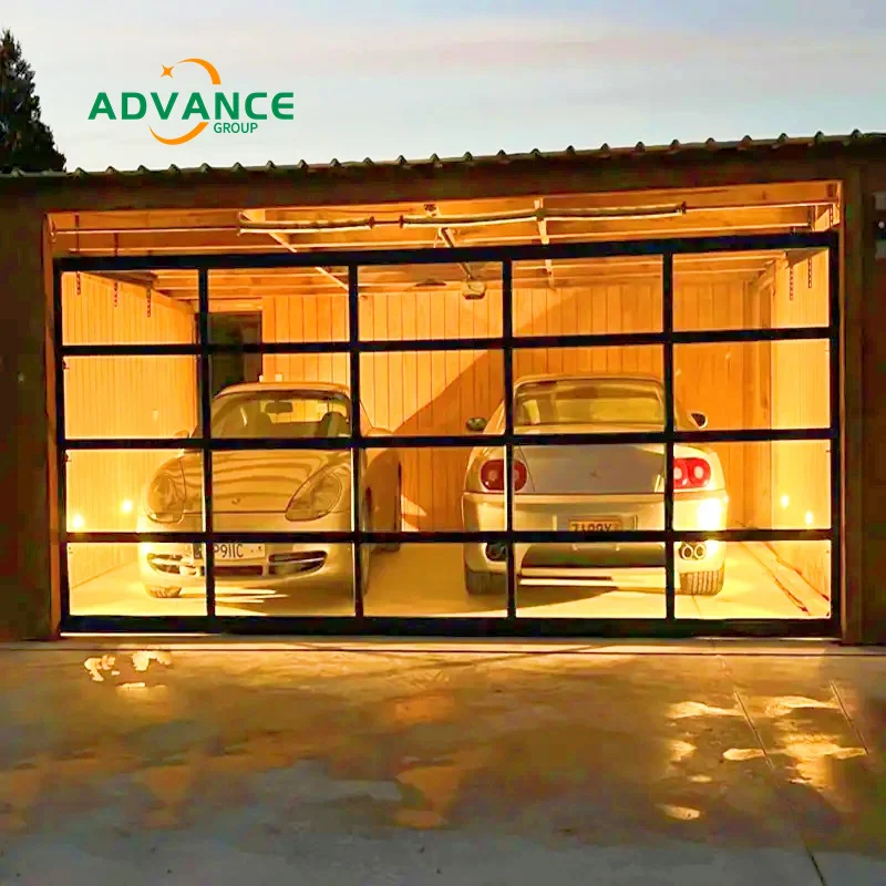 

Top Manufacturer Waterproof Design | Modern Automatic Aluminum Glass Garage Door, All-Weather Resistant