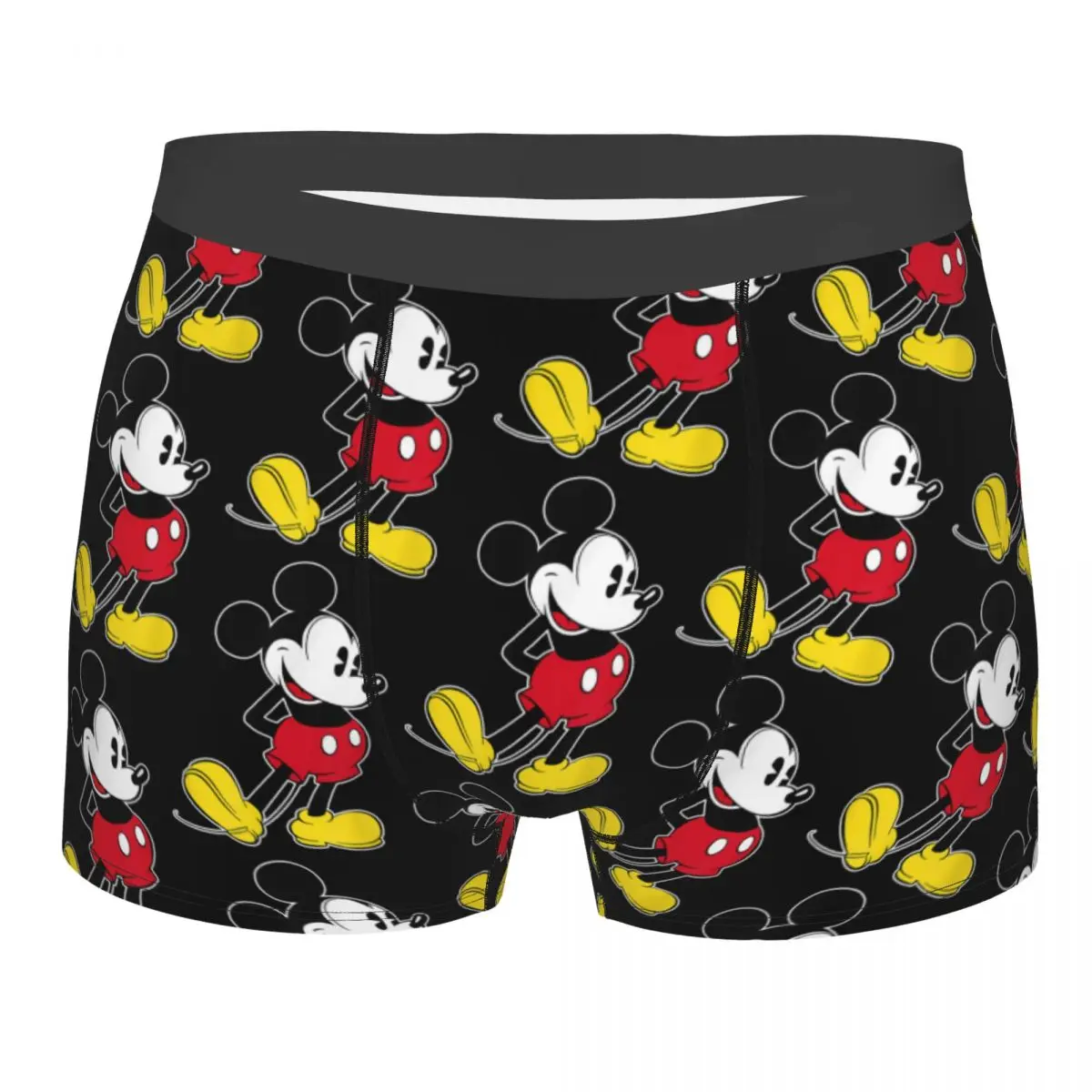 Men's Mickey Mouse Classic Pose Boxer Shorts Panties Soft Underwear Cartoon Homme Sexy S-XXL Underpants