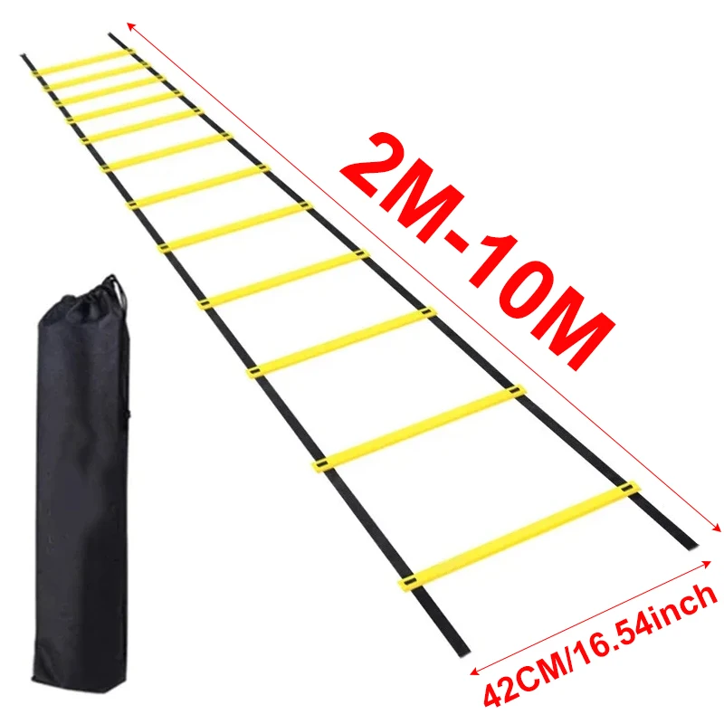 Agility Ladders Nylon Straps Soccer Football Speed Training Ladder Equipment Sports Fitness Agility Ladder Football Accessories