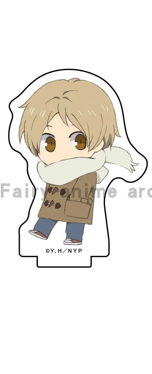 Game Nyanko-sensei Natsume Takashi Acrylic Stand Doll Anime Mini Figure Model Plate Cosplay Toy for Gift