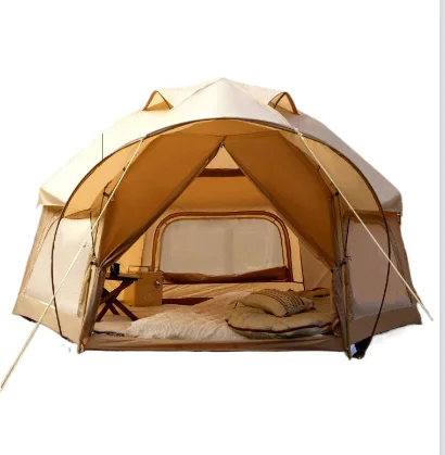 Portable One-Bedroom Hexagonal Outdoor Automatic Tent Rainproof and Thickened for Comfortable Overnight Camping and Picnics