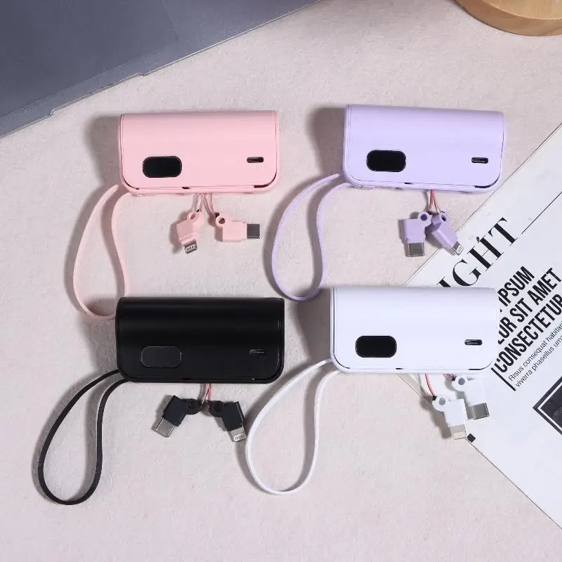 Portable Battery Case With Stand DIY No Welding 21700 Mini Power Bank Case Battery Case With Digital Display