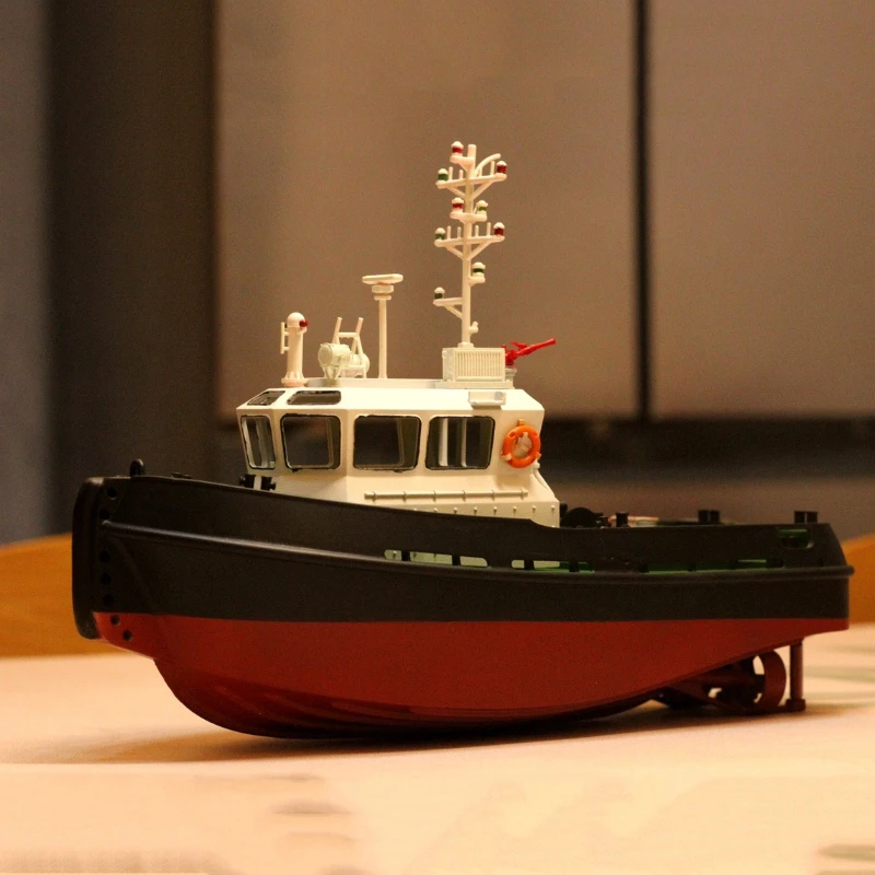 1/72 RC Damenstein 1606 Model Łodzi Towarzyskiej Zabawka DIY Ręcznie Robiony Zdalnie Sterowany Model Statku Zestaw Montażowy Model Statku z Podwójnym Silnikiem