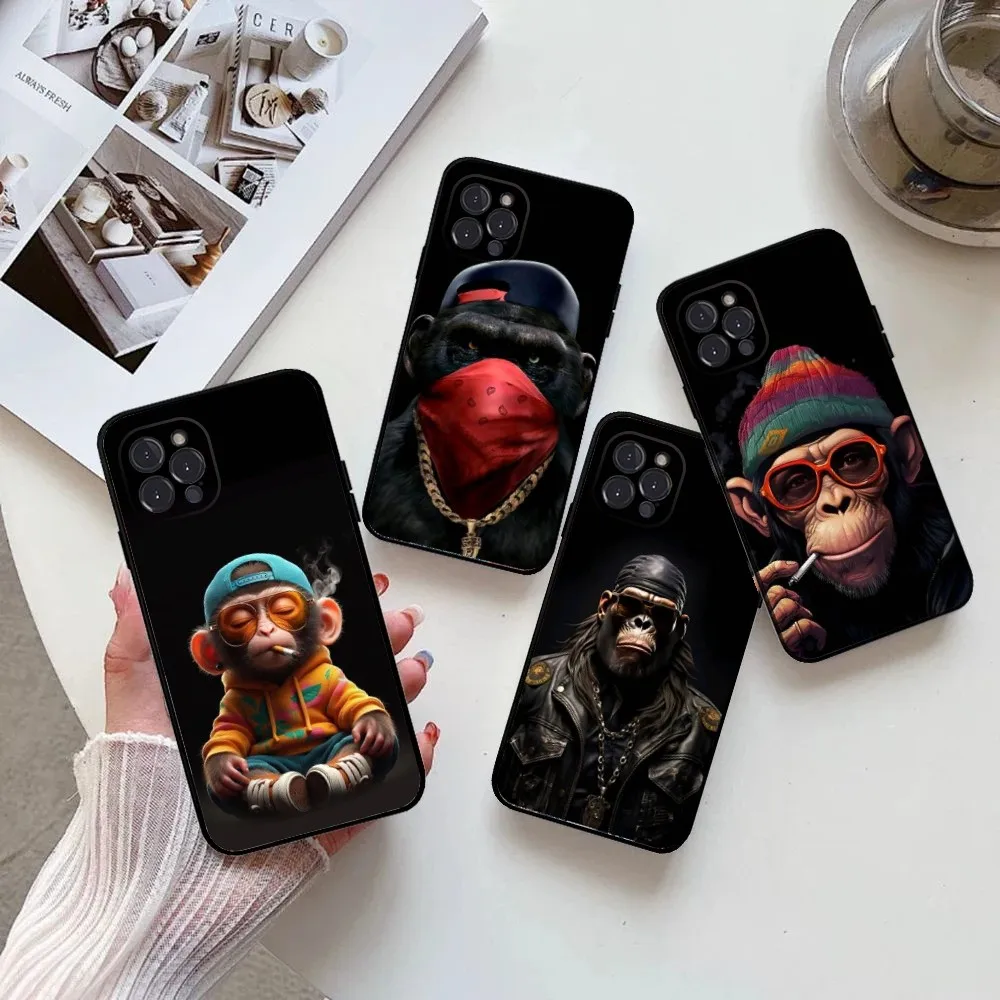 Orangutan Outfit Phone Case  For IPhone 16,15,14,13,12,11,Pro,Max,Mini,8,7,Plus,SE2,X,XR,XS,MAX Silcone Soft Covers