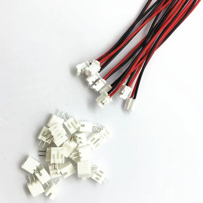 10Sets PH2.0 Mini Micro JST 2.0 PH Male Female Connector 2/3/4/5/6/7/8/9/10-Pin Plug With Terminal Wires Cables 100MM 26AWG 10cm