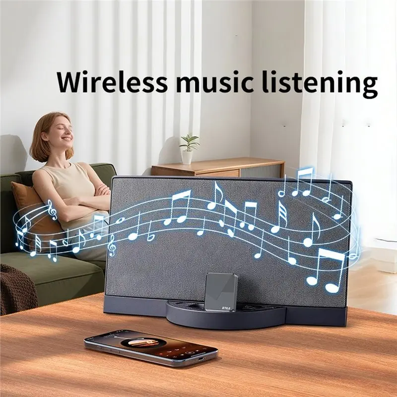 FEDI-30Pin Bluetooth 6.0 Audio Receiver A2DP Music Mini Wireless Bluetooth Adapter For Iphone4 Ipod 30Pin Jack Analog Speaker