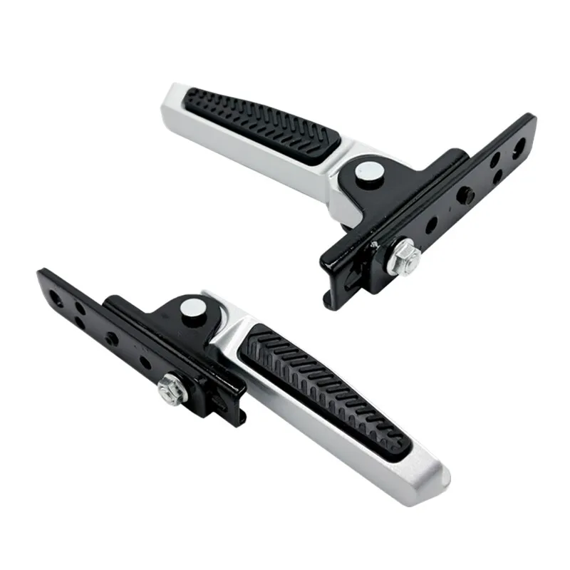 Rear Foot Pegs For Electric Scooter Foldable Rear Passenger Footrest Extension Anti Slip Surface