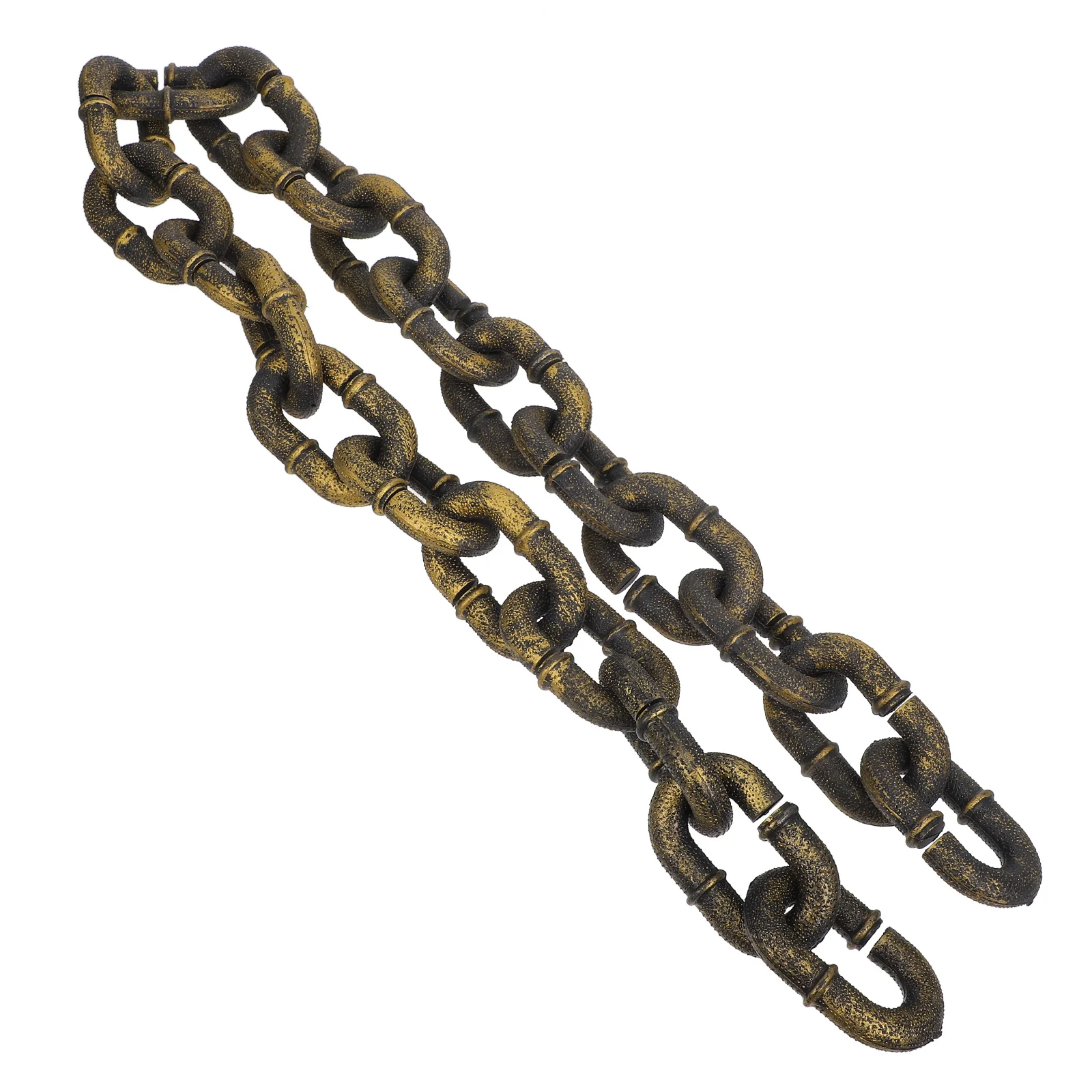 

Simulated Iron Chain Plastic Decorative Chains for Halloween Party Costume Prop DIY Decoration Fake ChainHaunted House Horror
