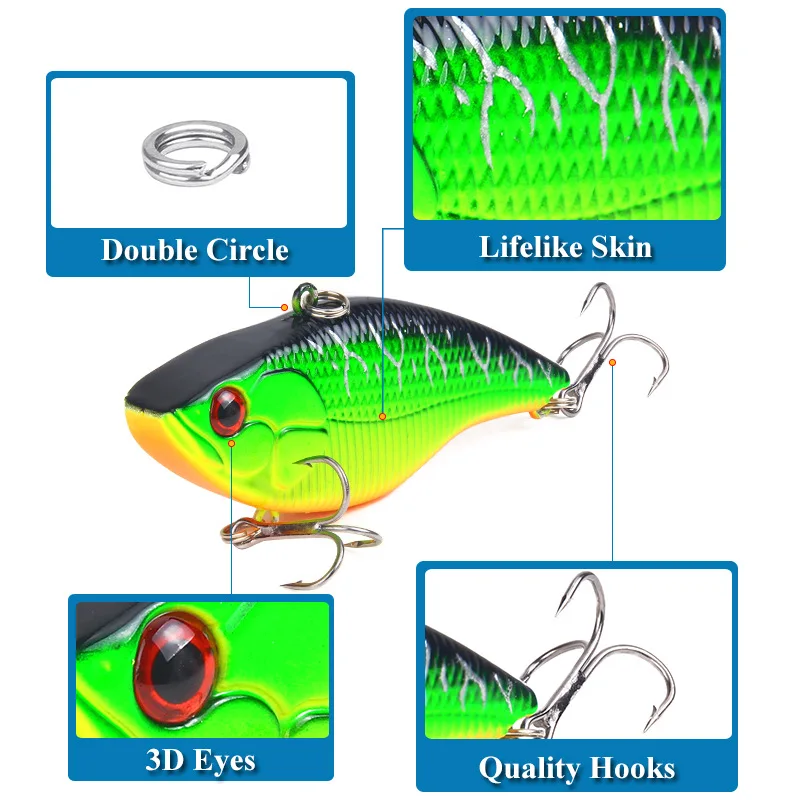 Señuelo Popper flotante para pesca en superficie con cebo artificial - imagen 5