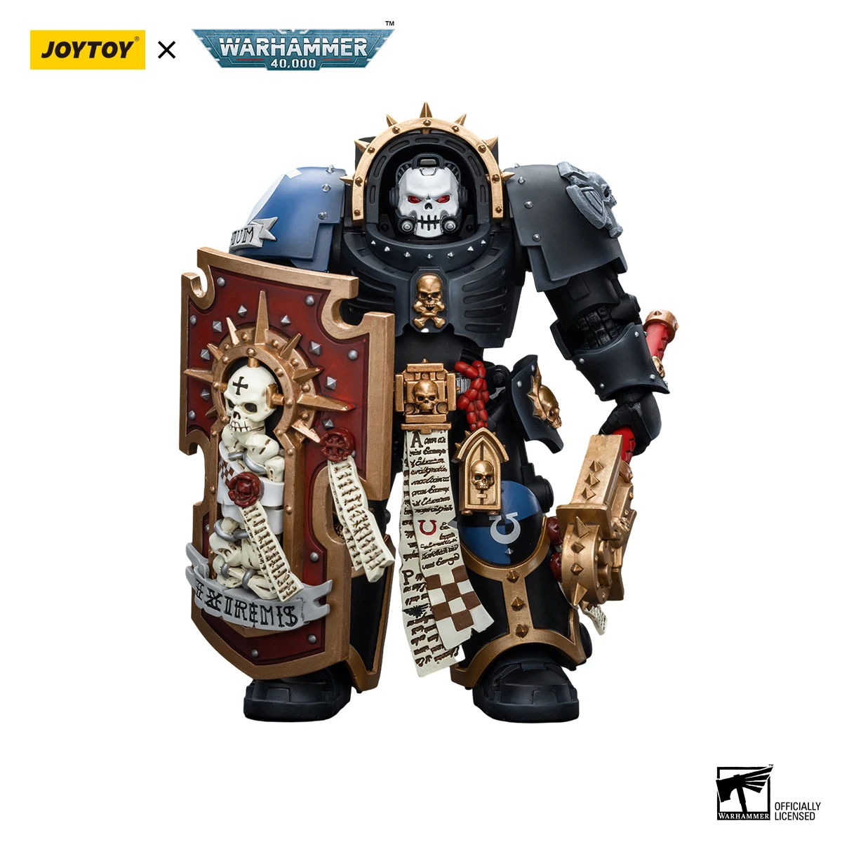 【24 Hours Delivery】JOYTOY Warhammer 40K Ultramarines Chaplain in Terminator Armour view 2