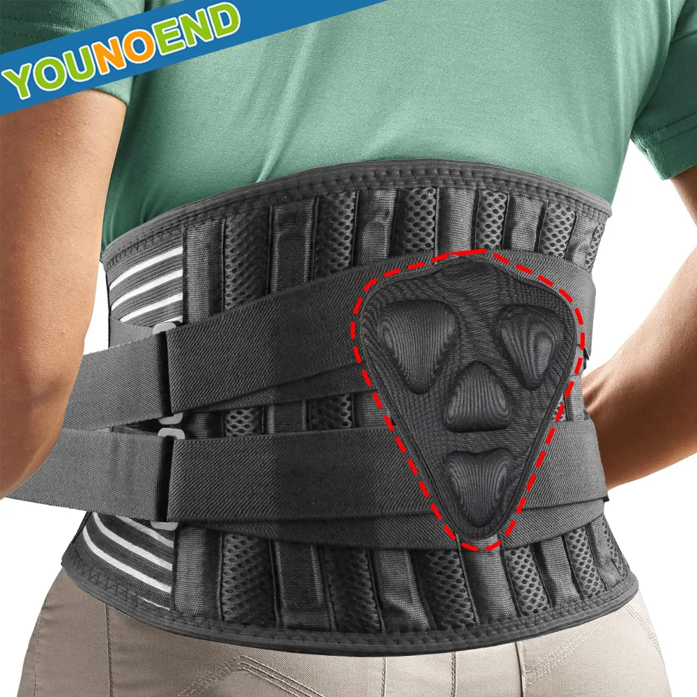 

Back Support Belt for Back Pain Relief with Lumbar Pad, Lower Back Brace for Men Women, Anti-skid Lumbar Support for Sciatica