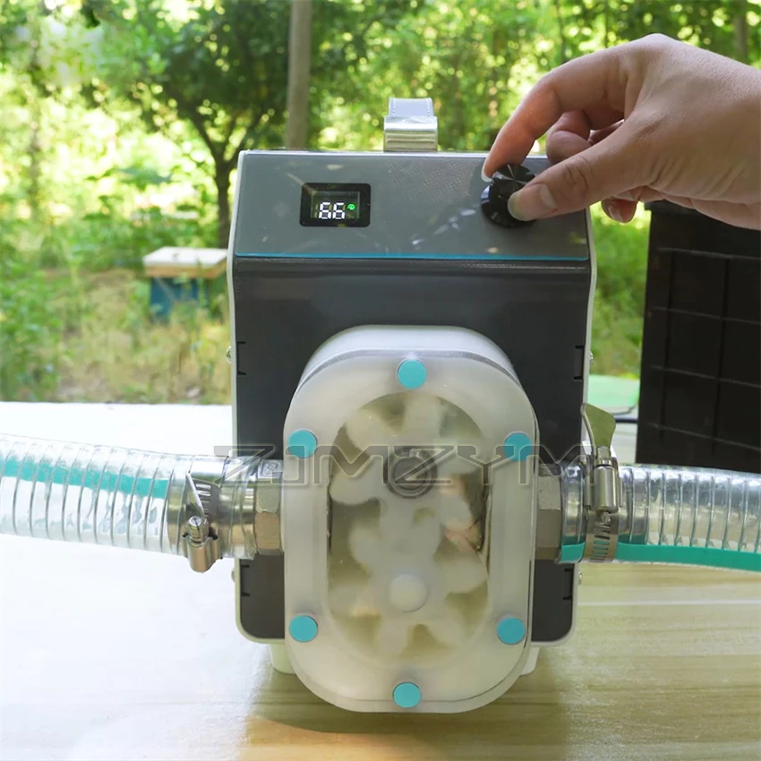 HFP-1Honey Filtration And Conveying Pump Viscous Liquid Filter Delivery Pump Filter Conveyor Pump Apiculture Tools 110V/220V