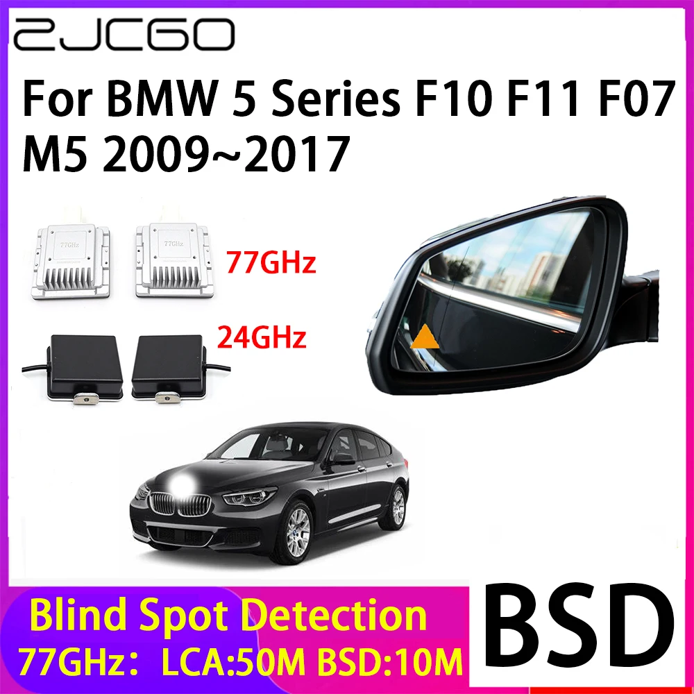 ZJCGO Car Blind Spot Detection BSD Mirror Rear Radar Detection System for BMW 5 Series F10 F11 F07 M5 2009~2017