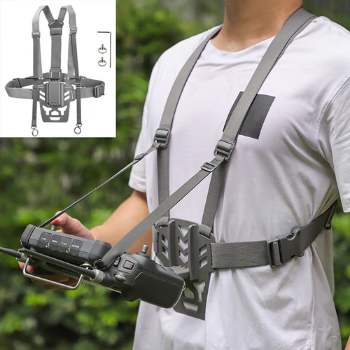 Imagen 1 del producto Correa de pecho para DJI RC Plus 2, cordón de Control remoto, soporte para Abdomen para Dron DJI Agras T100/T70/T60/T50/Matrice 4E