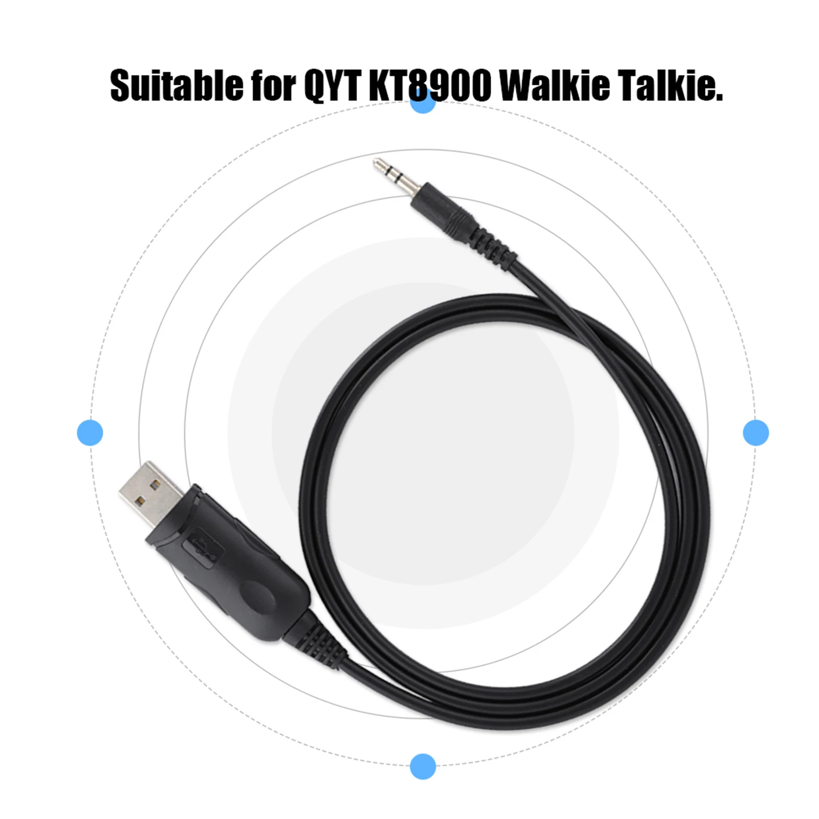 Walkie Talkie USB Program Cable for QYT KT8900 Radio Transceiver 7.5x2.2x1cm