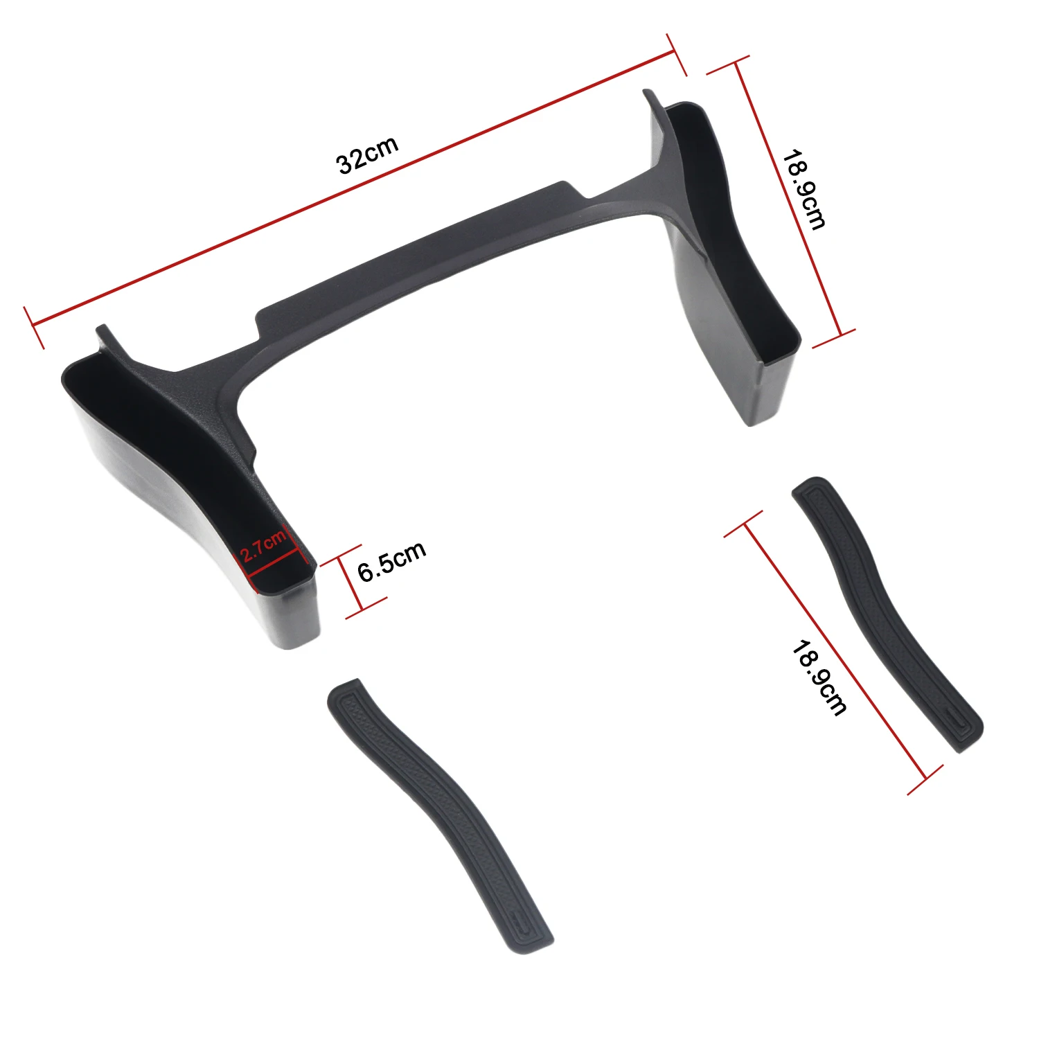 For Toyota 4runner 2014-2024/ Tacoma 2016-2023 Car Accessories ABS Center Gear Shift Panel Storage Glove Box Holder Tray image 3