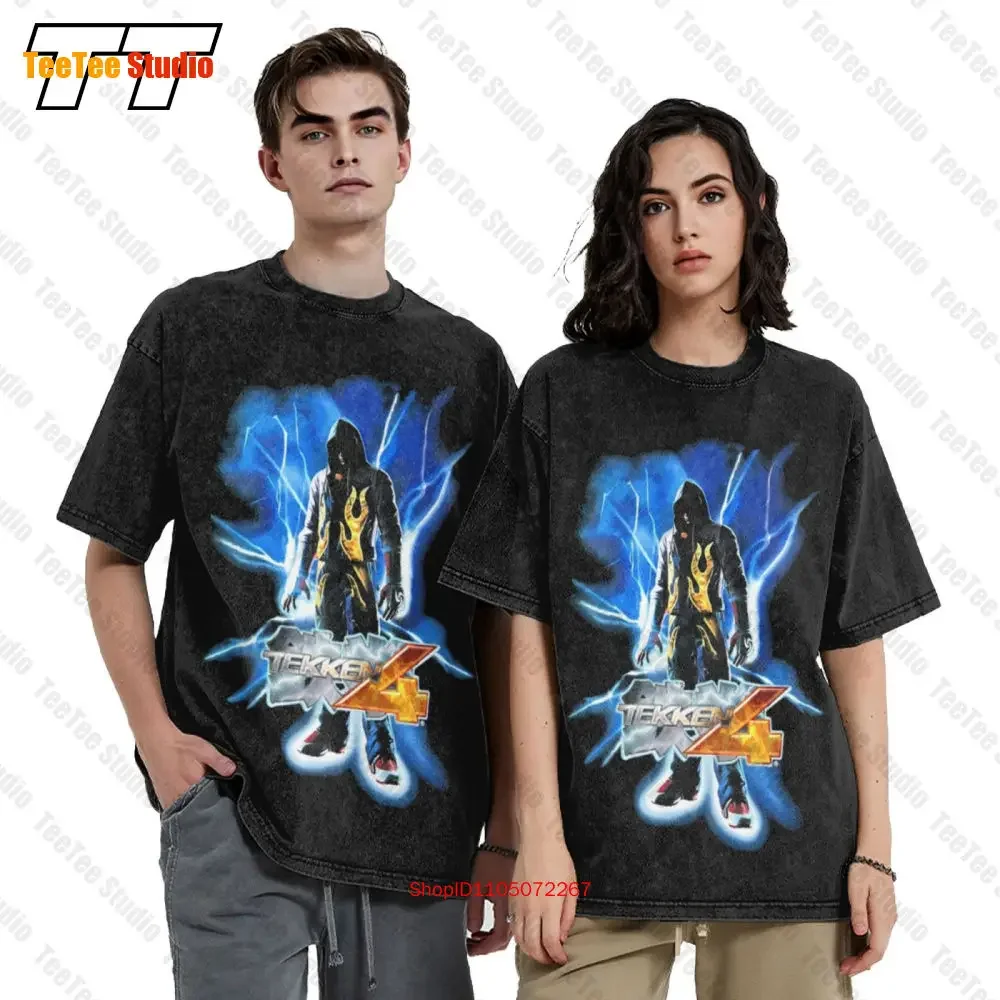 Vintage Tekken 4 Namco Promo Arcade Gaming 2001 Y2K Era Vintage Oversized T-Shirt Xl 2H3L