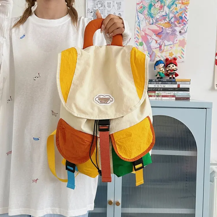 

2025 Autumn New 170 Fashion Versatile Outdoor Backpack Leisure Sports Men's and Women's Korean Simple Schoolbag