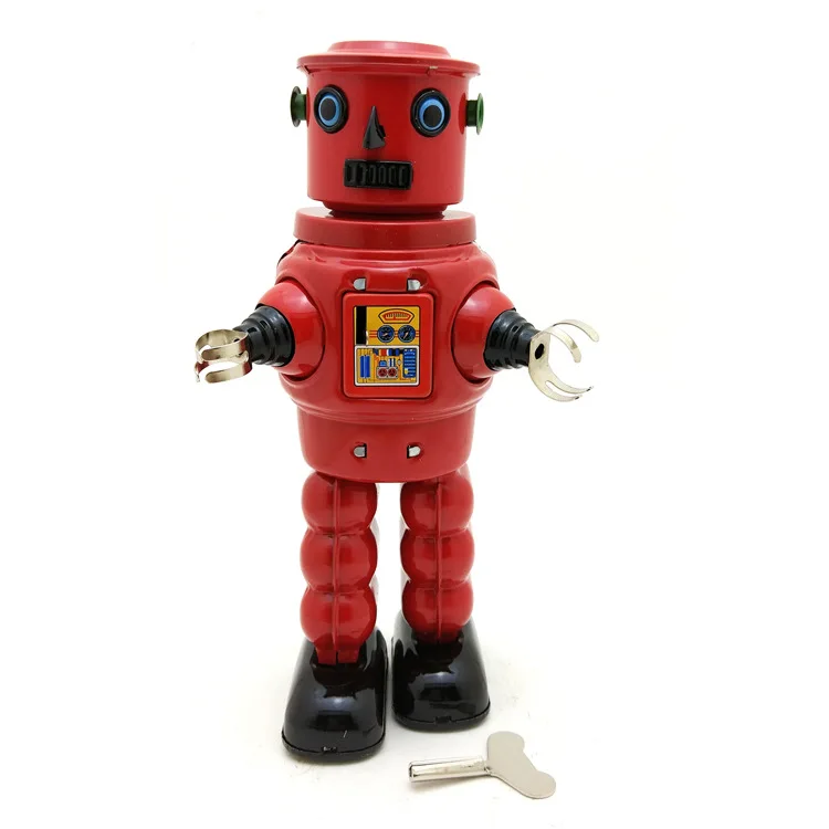 MS640 Robbie Robot meccanico 80 Collezione retrò post-ferro Giocattoli Regali creativi Giocattoli di ferro