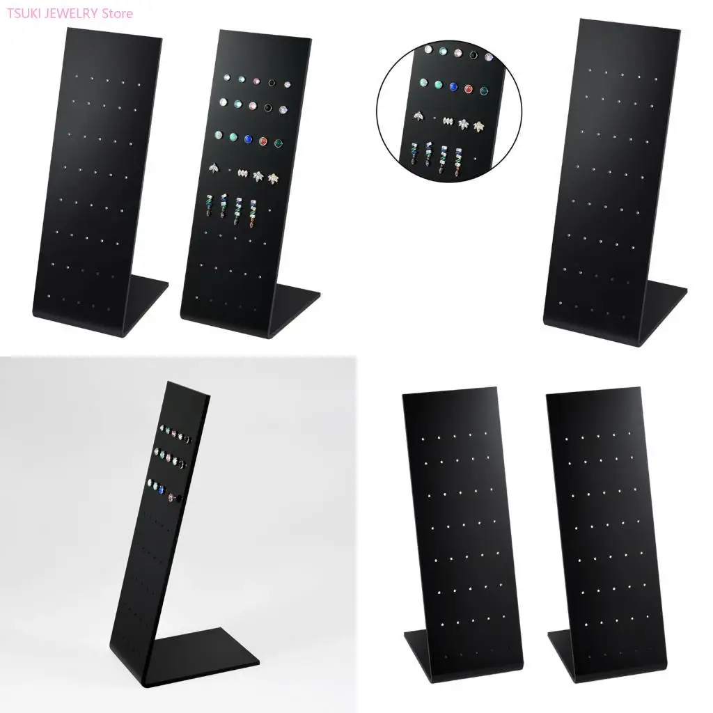 62KE Jewelry Holder with Various Size Holes Perfect for Retail Stores and