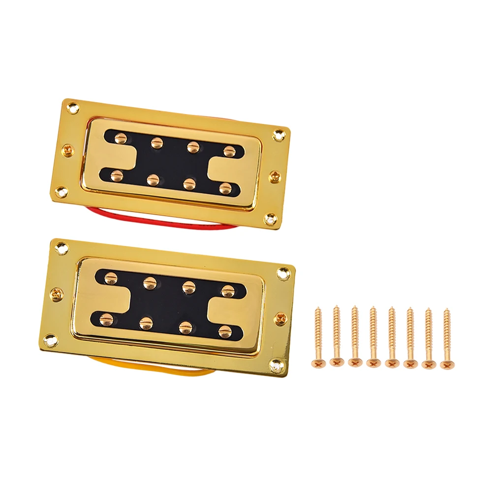 Bass Accessories Pickup Guitar Pickups Double Coil Electric Upright Golden Humbucker