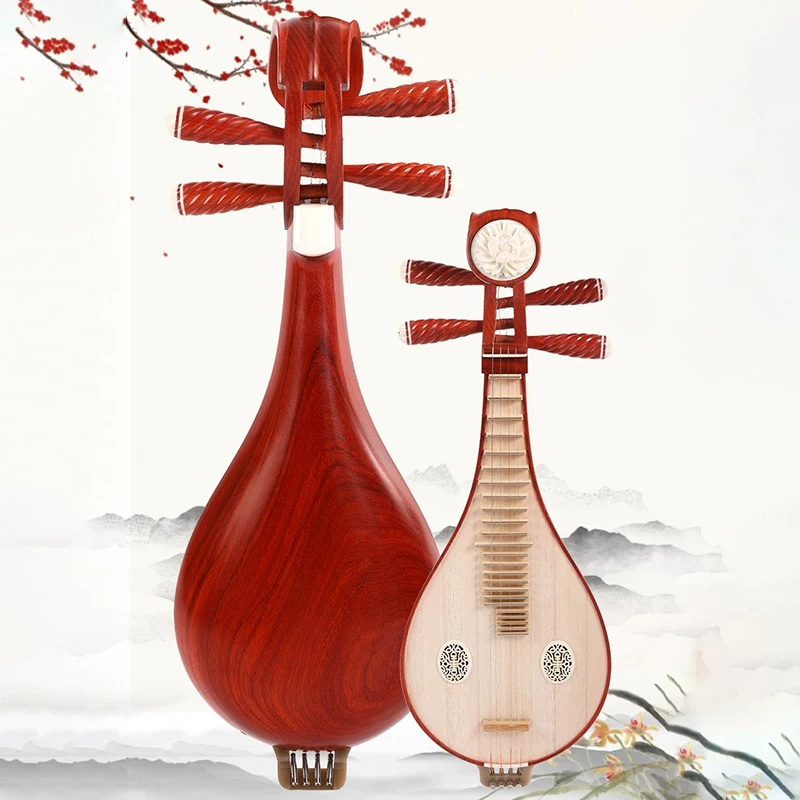 Handmade Liuqin 68CM Rosewood Liuqin Beginners Practice Grade Examination Folk Professional Liuqins Ethnic Plucking Instruments